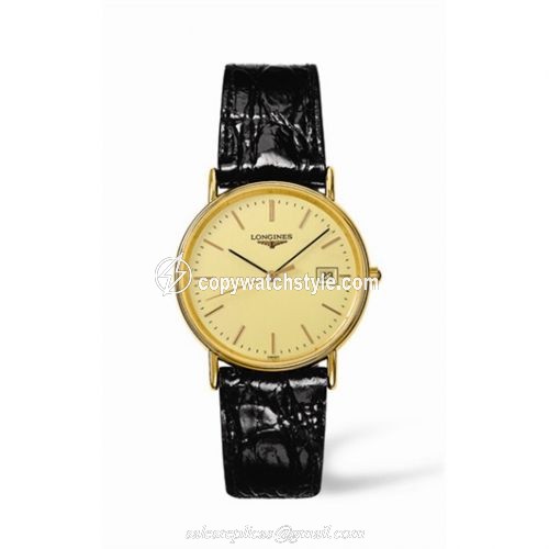 Longines Presence 33 Quartz Yellow Yellow L4.720.2.32.2 Longines Presence 33 Quartz Yellow Yellow L4.720.2.32.2