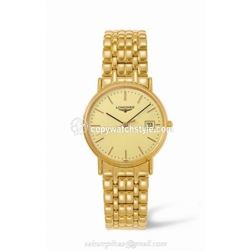 Longines Presence 33 Quartz Yellow L4.720.2.32.8 Longines Presence 33 Quartz Yellow L4.720.2.32.8