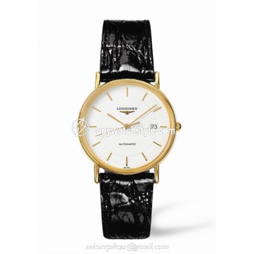Longines Presence 34.5 Automatic Yellow Stick L4.721.2.18.2