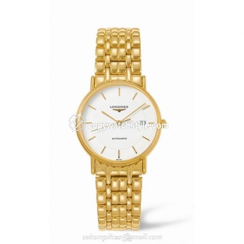 Longines Presence 34.5 Automatic Yellow Stick Bracelet L4.721.2.18.8