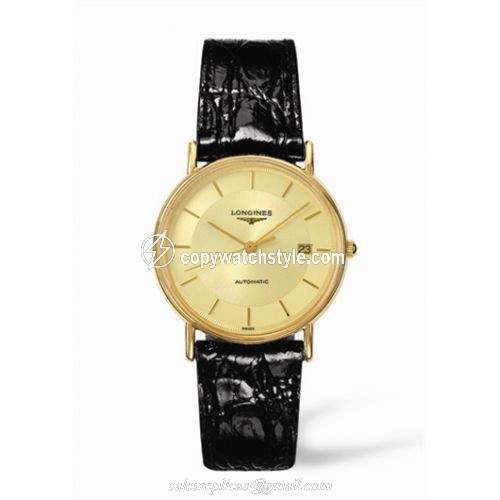 Longines Presence 34.5 Automatic Yellow Stick Yellow L4.721.2.42.2 Longines Presence 34.5 Automatic Yellow Stick Yellow L4.721.2.42.2