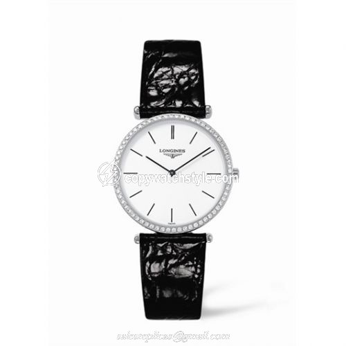 Longines La Grande Classique 33 Quartz Diamond Bezel L4.741.0.12.2 Longines La Grande Classique 33 Quartz Diamond Bezel L4.741.0.12.2