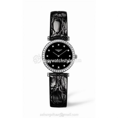 Longines La Grande Classique 33 Quartz Diamond Bezel Black Diamond L4.741.0.58.2 Longines La Grande Classique 33 Quartz Diamond Bezel Black Diamond L4.741.0.58.2