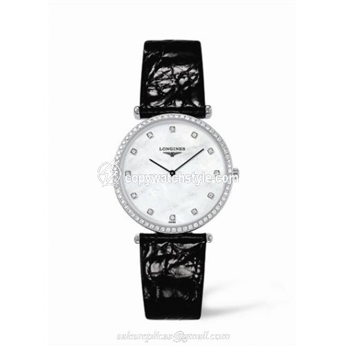 Longines La Grande Classique 33 Quartz Diamond Bezel MOP L4.741.0.80.2 Longines La Grande Classique 33 Quartz Diamond Bezel MOP L4.741.0.80.2