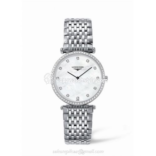 Longines La Grande Classique 33 Quartz Diamond Bezel MOP L4.741.0.80.6 Longines La Grande Classique 33 Quartz Diamond Bezel MOP L4.741.0.80.6