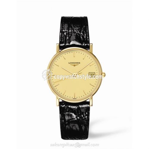 Longines Presence 33.5 Quartz Gold L4.743.6.32.2