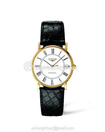 Longines Presence 33 Automatic Gold L4.744.6.11.0