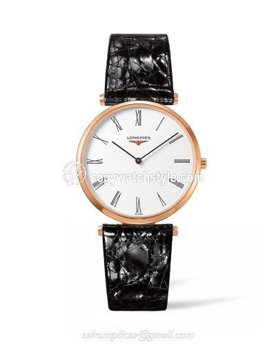 Longines La Grandes Classique Quartz 36 PVD Rose / White Roman / Strap L4.755.1.91.2 Longines La Grandes Classique Quartz 36 PVD Rose / White Roman / Strap L4.755.1.91.2