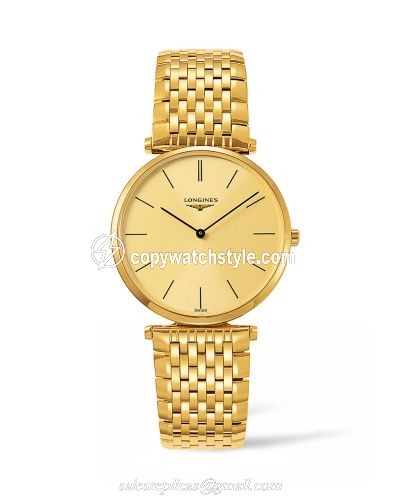 Longines La Grandes Classique Quartz 36 PVD / Champagne / Bracelet L4.755.2.32.8 Longines La Grandes Classique Quartz 36 PVD / Champagne / Bracelet L4.755.2.32.8