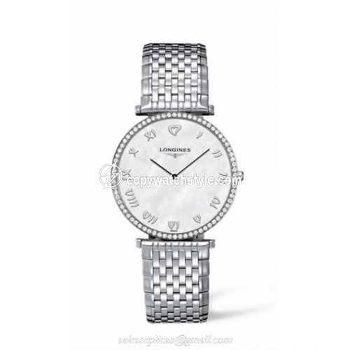 Longines La Grande Classique 37 Quartz Diamond Bezel L4.770.0.09.6