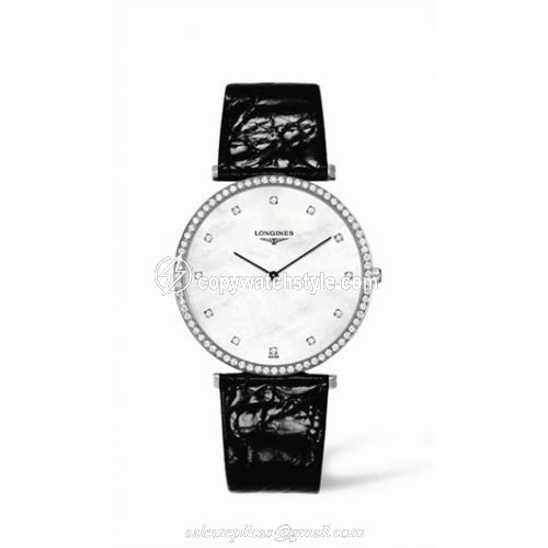 Longines La Grande Classique 37 Quartz Diamond Bezel L4.770.0.80.4 Longines La Grande Classique 37 Quartz Diamond Bezel L4.770.0.80.4