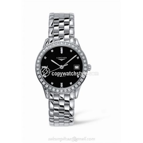 Longines Flagship 35.6 Automatic Diamond L4.774.0.57.6