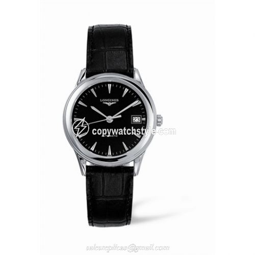 Longines Flagship 35.6 Automatic Stainless Steel Black L4.774.4.52.2