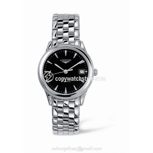 Longines Flagship 35.6 Automatic Stainless Steel Black L4.774.4.52.6 Longines Flagship 35.6 Automatic Stainless Steel Black L4.774.4.52.6