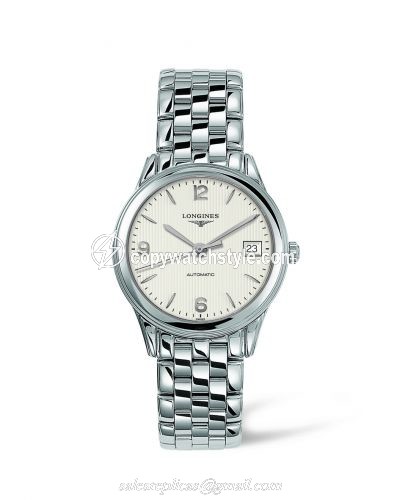 Longines Flagship 35.6 Automatic Stainless Steel Cream L4.774.4.76.6 Longines Flagship 35.6 Automatic Stainless Steel Cream L4.774.4.76.6