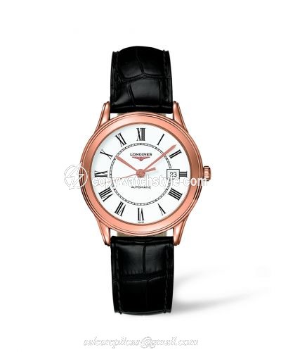 Longines Flagship 35.6 Automatic Pink Gold L4.774.8.21.2 Longines Flagship 35.6 Automatic Pink Gold L4.774.8.21.2