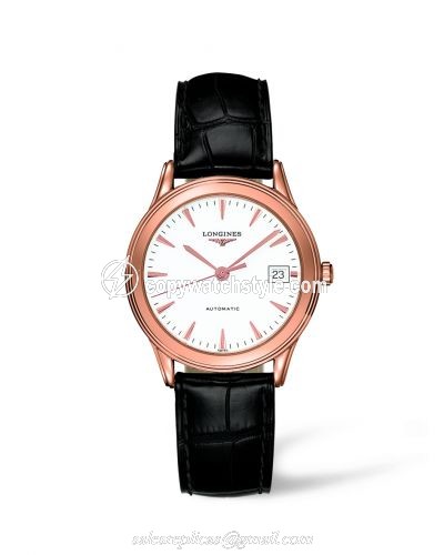Longines Flagship 35.6 Automatic Pink Gold L4.774.8.22.2 Longines Flagship 35.6 Automatic Pink Gold L4.774.8.22.2