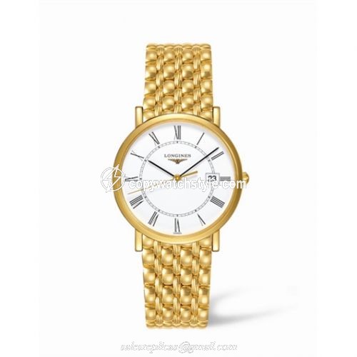 Longines Presence 34 Quartz Gold L4.777.6.11.6 Longines Presence 34 Quartz Gold L4.777.6.11.6