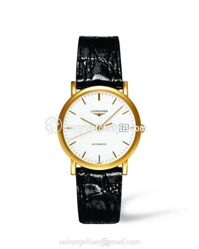 Longines Presence 34.5 Automatic Gold L4.778.6.12.0