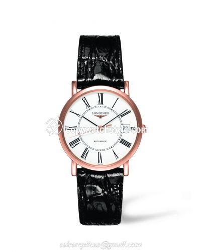 Longines Presence 34.5 Automatic Pink Gold L4.778.8.11.0