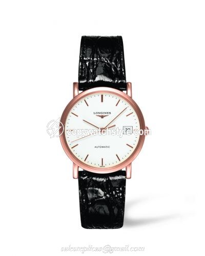 Longines Presence 34.5 Automatic Pink Gold L4.778.8.12.0 Longines Presence 34.5 Automatic Pink Gold L4.778.8.12.0