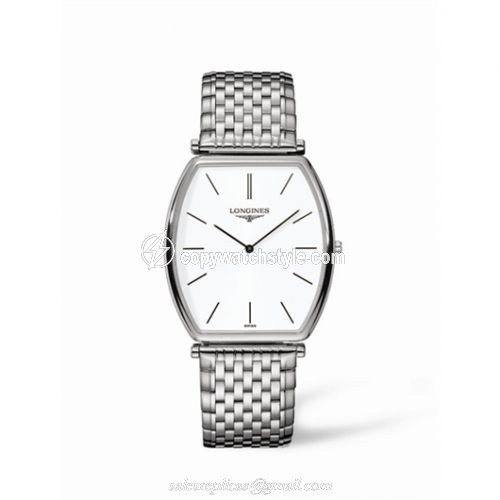 Longines La Grande Classique Tonneau 35 Stainless Steel L4.786.4.12.6 Longines La Grande Classique Tonneau 35 Stainless Steel L4.786.4.12.6