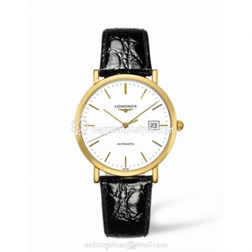 Longines Presence 37 Automatic Gold L4.787.6.12.2 Longines Presence 37 Automatic Gold L4.787.6.12.2