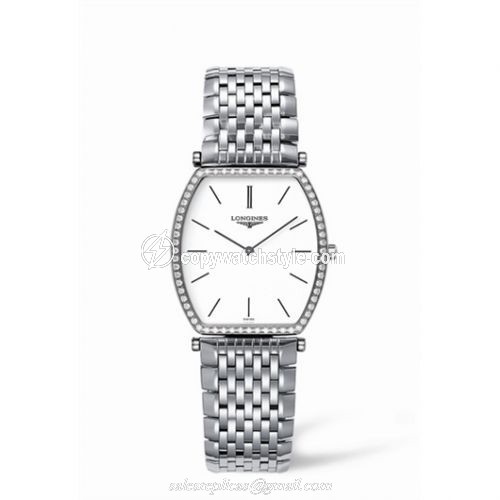 Longines La Grande Classique Tonneau 30 Diamond L4.788.0.12.6 Longines La Grande Classique Tonneau 30 Diamond L4.788.0.12.6