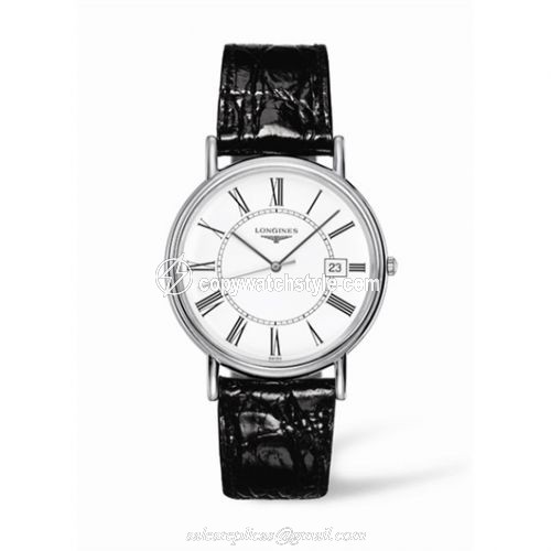 Longines Presence 38.5 Quartz Stainless Steel Roman L4.790.4.11.2 Longines Presence 38.5 Quartz Stainless Steel Roman L4.790.4.11.2