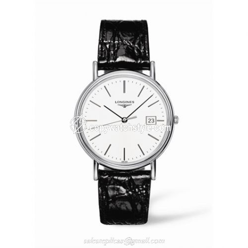 Longines Presence 38.5 Quartz Stainless Steel Stick L4.790.4.12.2 Longines Presence 38.5 Quartz Stainless Steel Stick L4.790.4.12.2