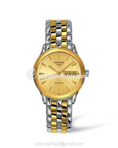 Longines Flagship 35.6 Day Date Two Tone L4.799.3.32.7 Longines Flagship 35.6 Day Date Two Tone L4.799.3.32.7