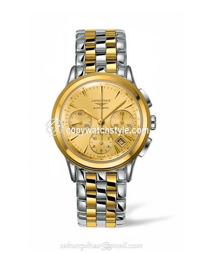 Longines Flagship Chronograph Two Tone L4.803.3.32.7 Longines Flagship Chronograph Two Tone L4.803.3.32.7