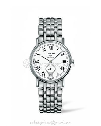 Longines Presence 34.5 Automatic Small Seconds L4.804.4.11.6