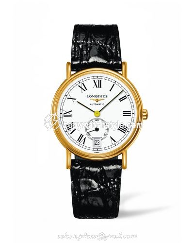 Longines Presence 38.5 Automatic Small Seconds Yellow L4.805.2.11.2
