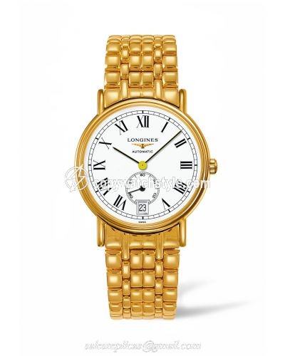 Longines Presence 38.5 Automatic Small Seconds Yellow L4.805.2.11.8
