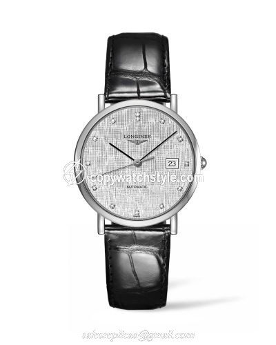 Longines Elegant Collection Automatic 37 Stainless Steel / Silver / Strap L4.810.4.77.2
