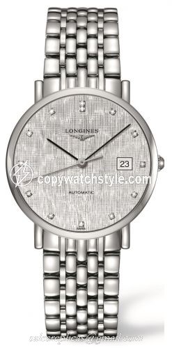 Longines Elegant Collection Automatic 37 Stainless Steel / Silver / Bracelet L4.810.4.77.6 Longines Elegant Collection Automatic 37 Stainless Steel / Silver / Bracelet L4.810.4.77.6