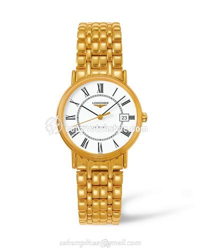 Longines Presence 34.5 Automatic Yellow L4.821.2.11.8