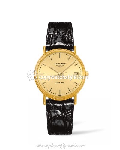 Longines Presence Automatic 34.5mm Stainless Steel / PVD Gold / Champagne L4.821.2.32.2 Longines Presence Automatic 34.5mm Stainless Steel / PVD Gold / Champagne L4.821.2.32.2