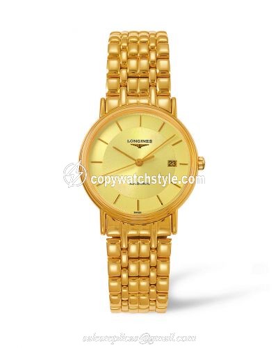 Longines Presence 34.5 Automatic Yellow L4.821.2.42.8 Longines Presence 34.5 Automatic Yellow L4.821.2.42.8