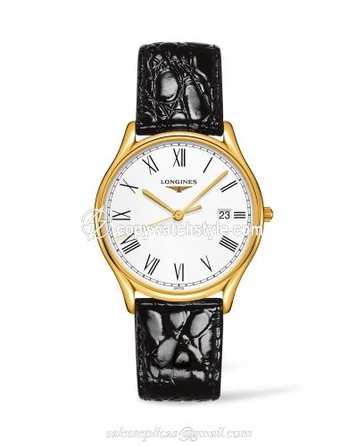 Longines Lyre Quartz 38.5mm PVD Gold / Roman L4.859.2.11.2 Longines Lyre Quartz 38.5mm PVD Gold / Roman L4.859.2.11.2