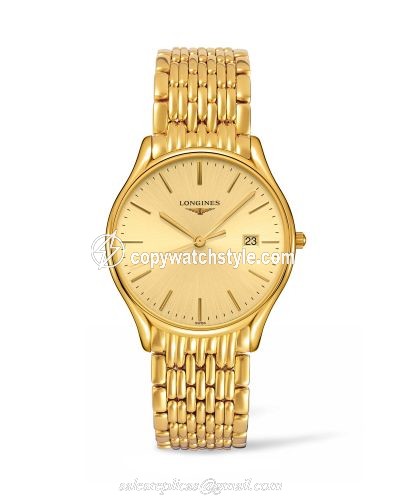 Longines Lyre Quartz 38.5mm PVD Gold / Champagne / Bracelet L4.859.2.32.8 Longines Lyre Quartz 38.5mm PVD Gold / Champagne / Bracelet L4.859.2.32.8