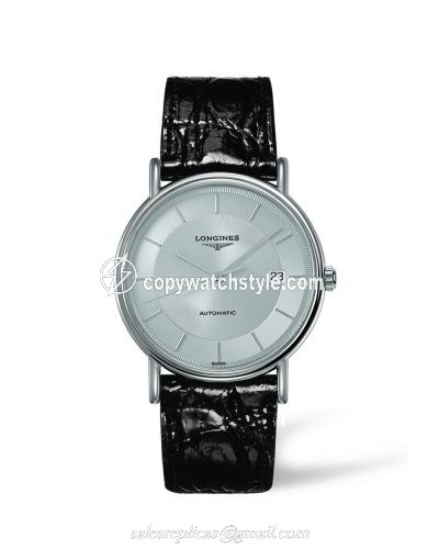 Longines Presence 38.5 Automatic Stainless Steel / Silver / Strap L4.921.4.78.2 Longines Presence 38.5 Automatic Stainless Steel / Silver / Strap L4.921.4.78.2