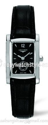Longines DolceVita 20 Quartz Stainless Steel Black L5.155.4.76.2 Longines DolceVita 20 Quartz Stainless Steel Black L5.155.4.76.2
