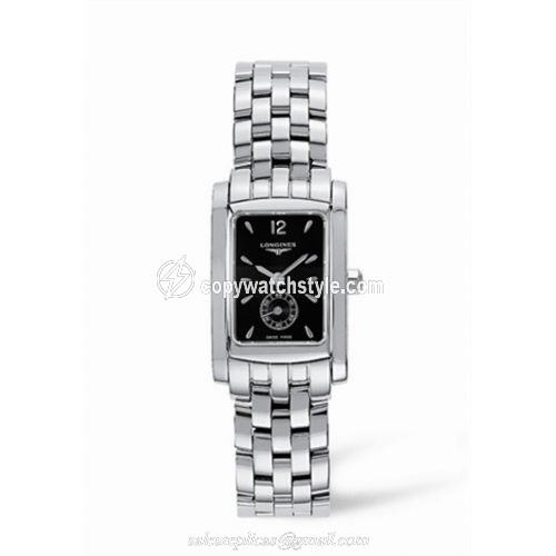 Longines DolceVita 20 Quartz Stainless Steel Black L5.155.4.76.6 Longines DolceVita 20 Quartz Stainless Steel Black L5.155.4.76.6
