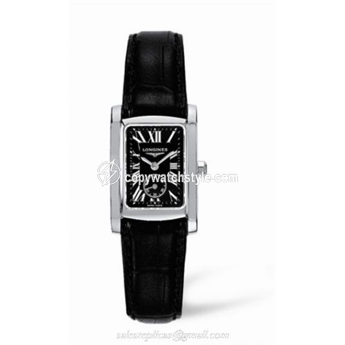 Longines DolceVita 20 Quartz Stainless Steel Black Roman L5.155.4.79.2 Longines DolceVita 20 Quartz Stainless Steel Black Roman L5.155.4.79.2