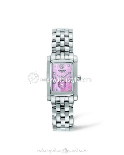 Longines DolceVita 20 Quartz Stainless Steel Pink MOP L5.155.4.93.6 Longines DolceVita 20 Quartz Stainless Steel Pink MOP L5.155.4.93.6