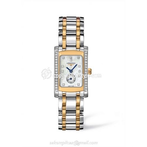 Longines DolceVita 20 Quartz Two Tone Diamond L5.155.5.09.7