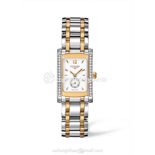 Longines DolceVita 20 Quartz Two Tone Diamond L5.155.5.29.7