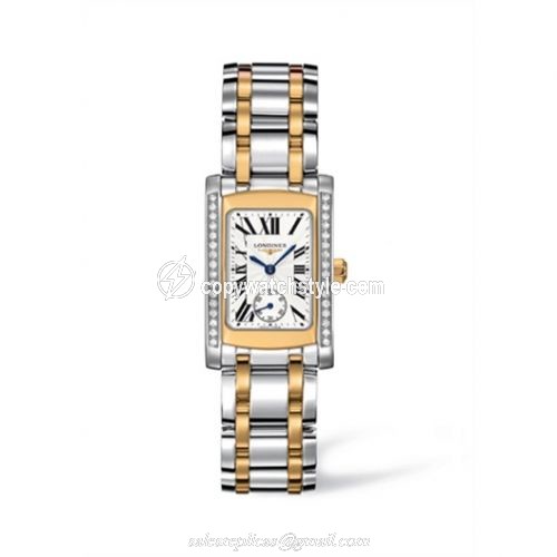 Longines DolceVita 20 Quartz Two Tone Diamond L5.155.5.78.7